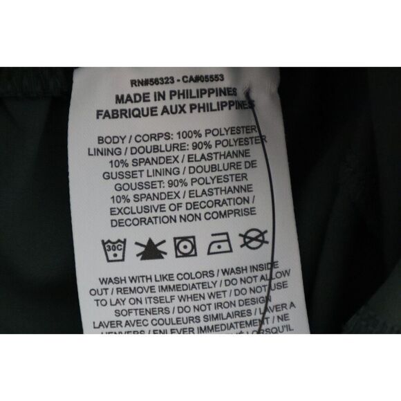 Nike DX6010-338 Women's Sz XL Dark Green Dri-FIT Mid-Rise 3" Brief-Lined Shorts - Picture 5 of 9